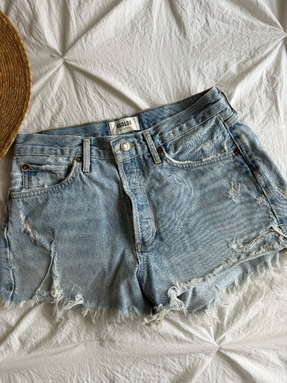 Anthropologie AGOLDE Denim Shorts Size 27